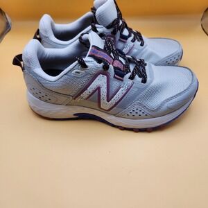 New‎ Balance Trail Running Shoes Womens Gray Purple Blue NB Comfort Insert Mesh